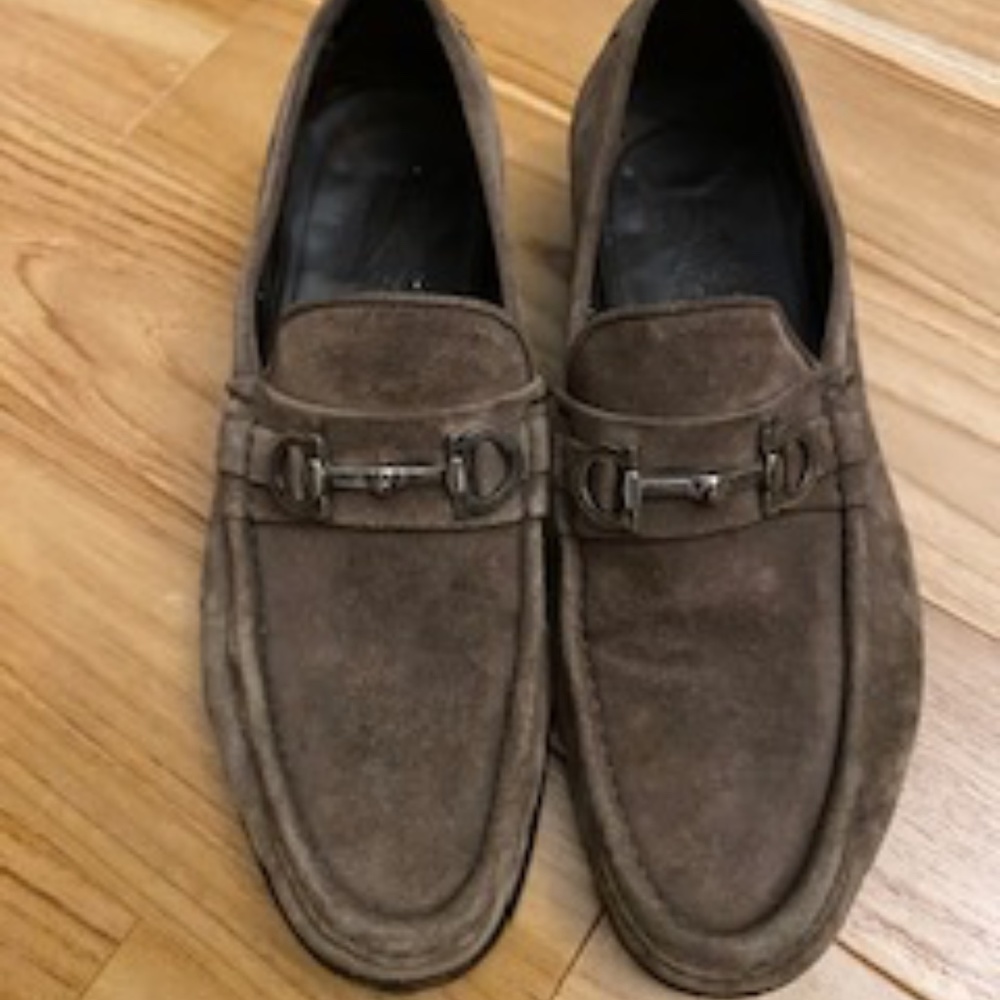 Salvatore Ferragamo Suede Loafers